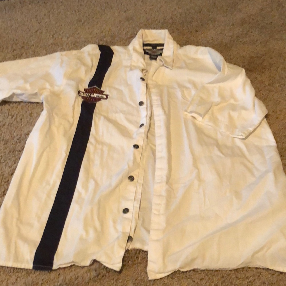 Button down Harley shirt